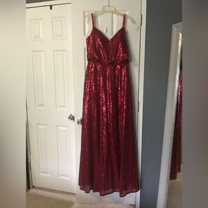 Multicolored Embellished Maxi Gown